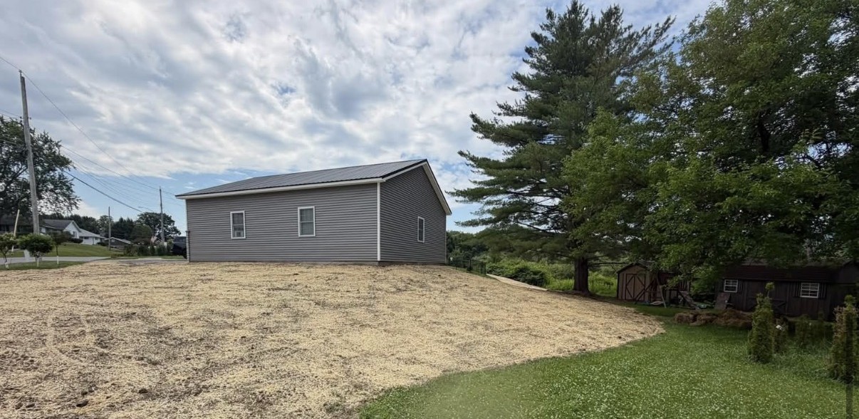 Completed property grading project
